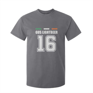 Funny Gus Lightbeer 16 T Shirt For Kid Ireland Irish Name St. Patricks Day Drinking Pub TS02 Charcoal Print Your Wear