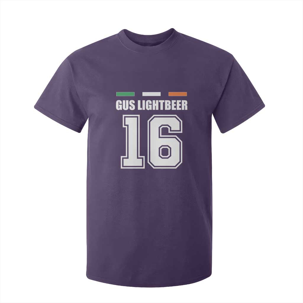 Funny Gus Lightbeer 16 T Shirt For Kid Ireland Irish Name St. Patricks Day Drinking Pub TS02 Purple Print Your Wear