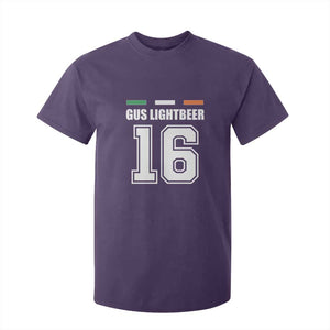 Funny Gus Lightbeer 16 T Shirt For Kid Ireland Irish Name St. Patricks Day Drinking Pub TS02 Purple Print Your Wear
