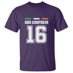 Funny Gus Lightbeer 16 T Shirt Ireland Irish Name St. Patricks Day Drinking Pub TS02 Purple Print Your Wear