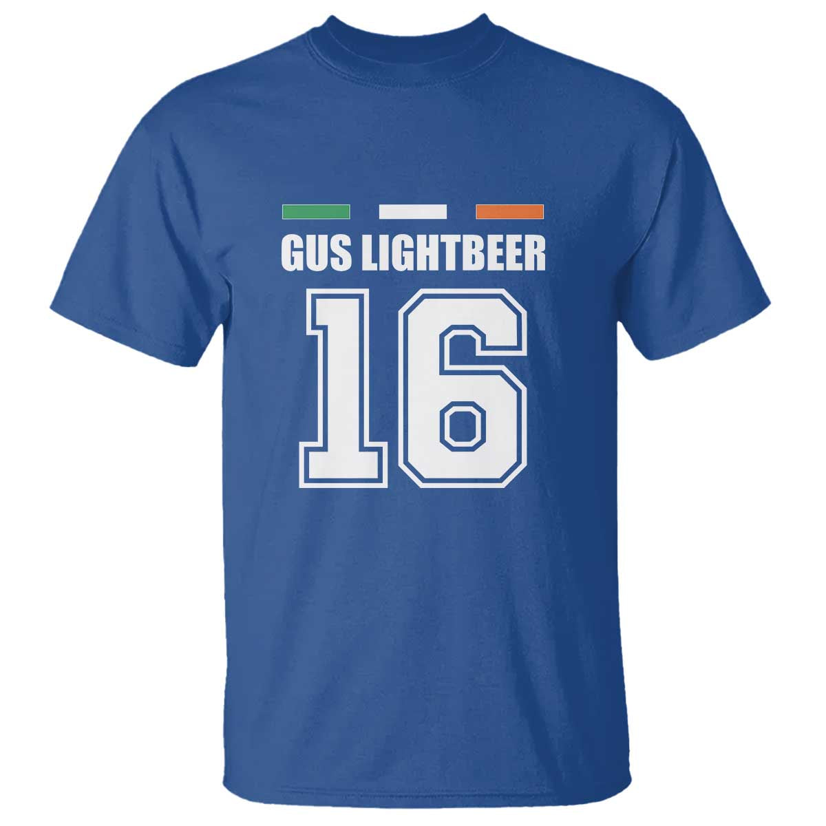 Funny Gus Lightbeer 16 T Shirt Ireland Irish Name St. Patricks Day Drinking Pub TS02 Royal Blue Print Your Wear