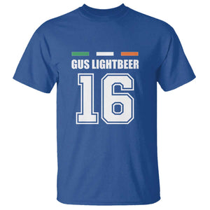 Funny Gus Lightbeer 16 T Shirt Ireland Irish Name St. Patricks Day Drinking Pub TS02 Royal Blue Print Your Wear