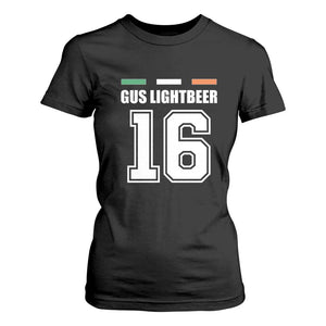 Funny Gus Lightbeer 16 T Shirt For Women Ireland Irish Name St. Patricks Day Drinking Pub TS02 Black Print Your Wear