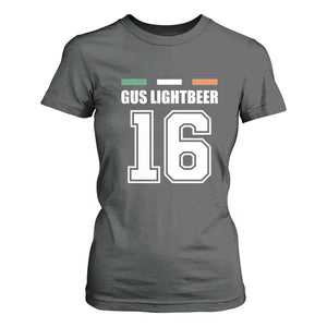 Funny Gus Lightbeer 16 T Shirt For Women Ireland Irish Name St. Patricks Day Drinking Pub TS02 Dark Heather Print Your Wear