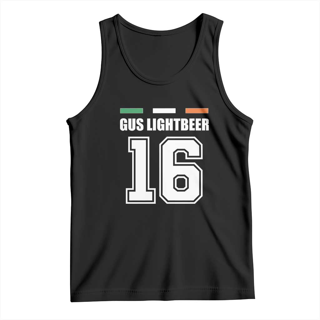 Funny Gus Lightbeer 16 Tank Top Ireland Irish Name St. Patricks Day Drinking Pub TS02 Black Print Your Wear