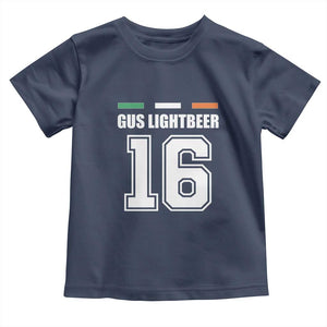 Funny Gus Lightbeer 16 Toddler T Shirt Ireland Irish Name St. Patricks Day Drinking Pub TS02 Navy Print Your Wear