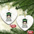 Lucky Sassy Lassie Messy Bun Ceramic Ornament Funny St Patricks Day TS02 Print Your Wear