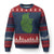 Lucky Shamrocks Heart Ugly Christmas Sweater Anatomical Anatomy St Patrick's Day TS02 Navy Red Print Your Wear