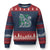 Irish Shamrock Cat Graphic Ugly Christmas Sweater Saint Patrick Day for Cat Lovers TS02 Navy Red Print Your Wear