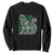 Irish Shamrock Cat Graphic Sweatshirt Saint Patrick Day for Cat Lovers TS02 Black Print Your Wear