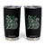 Irish Shamrock Cat Graphic Tumbler Cup Saint Patrick Day for Cat Lovers TS02 Black Print Your Wear