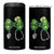 Shamrock Coquette Bow Stethoscope 4 in 1 Can Cooler Tumbler Registered Nurse Nursing St Patricks Day TS02 One Size: 16 oz Black Print Your Wear