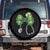 Shamrock Coquette Bow Stethoscope Spare Tire Cover Registered Nurse Nursing St Patricks Day TS02 No hole Black Print Your Wear
