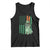 Funny St Patrick's Day Pug Leprechaun Tank Top Dog Lover Puppy Green American Flag TS02 Black Print Your Wear