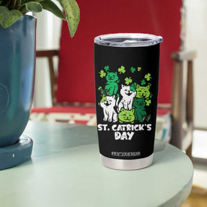 Cute St Catricks Day Tumbler Cup St Patricks Cats Saint Pattys Cat Lover TS02 Print Your Wear