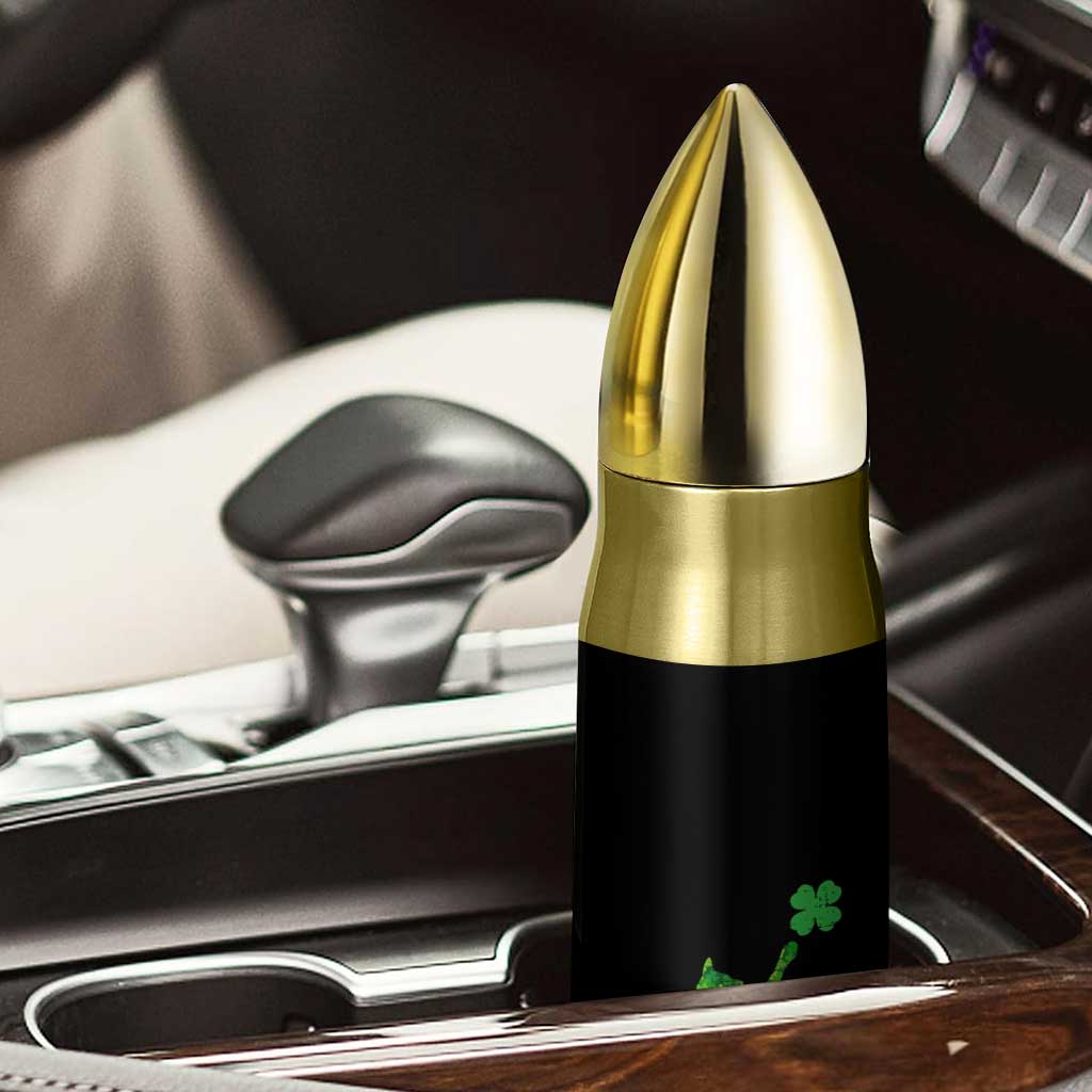 St Patricks Day Shamrock Cat Bullet Tumbler Saint Pattys Cats Lover TS02 Print Your Wear