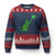 St Patricks Day Shamrock Cat Ugly Christmas Sweater Saint Pattys Cats Lover TS02 Navy Red Print Your Wear