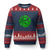 Lucky Shamrock Basketball Ugly Christmas Sweater Clover Irish St Patrick's Day Sport Lover TS02 Navy Red Print Your Wear
