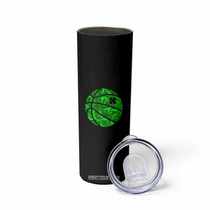 Lucky Shamrock Basketball Skinny Tumbler Clover Irish St Patrick's Day Sport Lover TS02 Print Your Wear