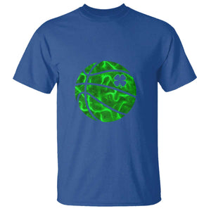 Lucky Shamrock Basketball T Shirt Clover Irish St Patrick's Day Sport Lover TS02 Royal Blue Print Your Wear