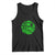 Lucky Shamrock Basketball Tank Top Clover Irish St Patrick's Day Sport Lover TS02 Black Print Your Wear