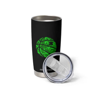 Lucky Shamrock Basketball Tumbler Cup Clover Irish St Patrick's Day Sport Lover TS02 Print Your Wear