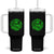 Lucky Shamrock Basketball Tumbler With Handle Clover Irish St Patrick's Day Sport Lover TS02 One Size: 40 oz Black Print Your Wear