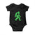 St Patricks Day Bigfoot Baby Onesie Sasquatch Lucky Shamrock TS02 Black Print Your Wear