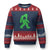 St Patricks Day Bigfoot Ugly Christmas Sweater Sasquatch Lucky Shamrock TS02 Navy Red Print Your Wear