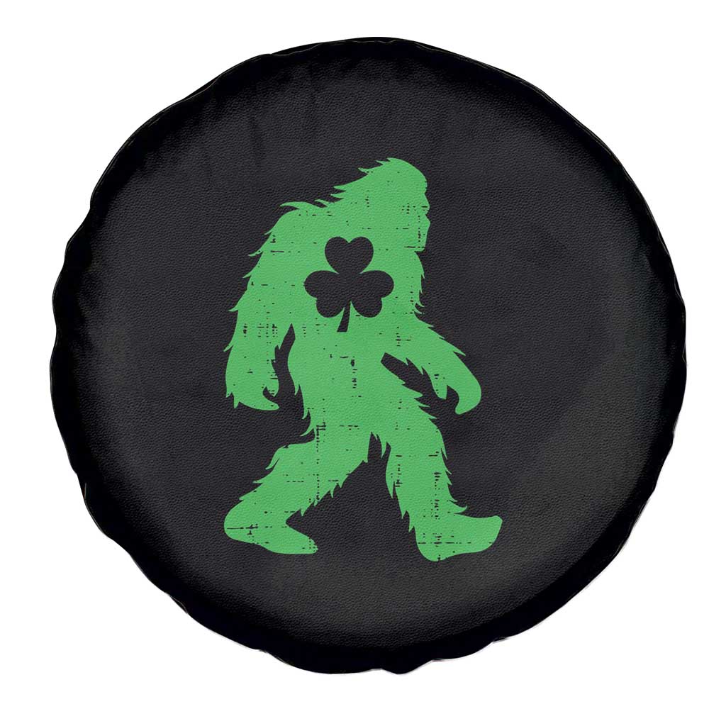 St Patricks Day Bigfoot Spare Tire Cover Sasquatch Lucky Shamrock TS02 Print Your Wear