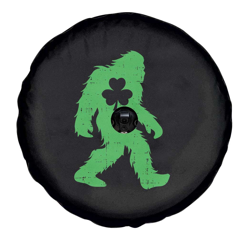 St Patricks Day Bigfoot Spare Tire Cover Sasquatch Lucky Shamrock TS02 Print Your Wear