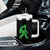 St Patricks Day Bigfoot Tumbler With Handle Sasquatch Lucky Shamrock TS02 Print Your Wear
