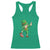Dabbing Leprechaun Football Racerback Tank Top St Patricks Day Sports Lover TS02 Irish Green Print Your Wear
