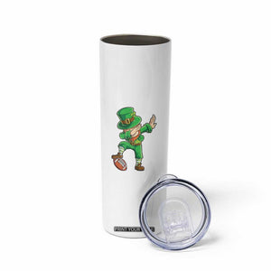 Dabbing Leprechaun Football Skinny Tumbler St Patricks Day Sports Lover TS02 Print Your Wear