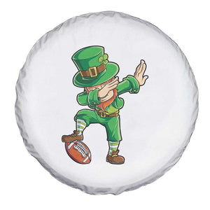 Dabbing Leprechaun Football Spare Tire Cover St Patricks Day Sports Lover TS02 Print Your Wear