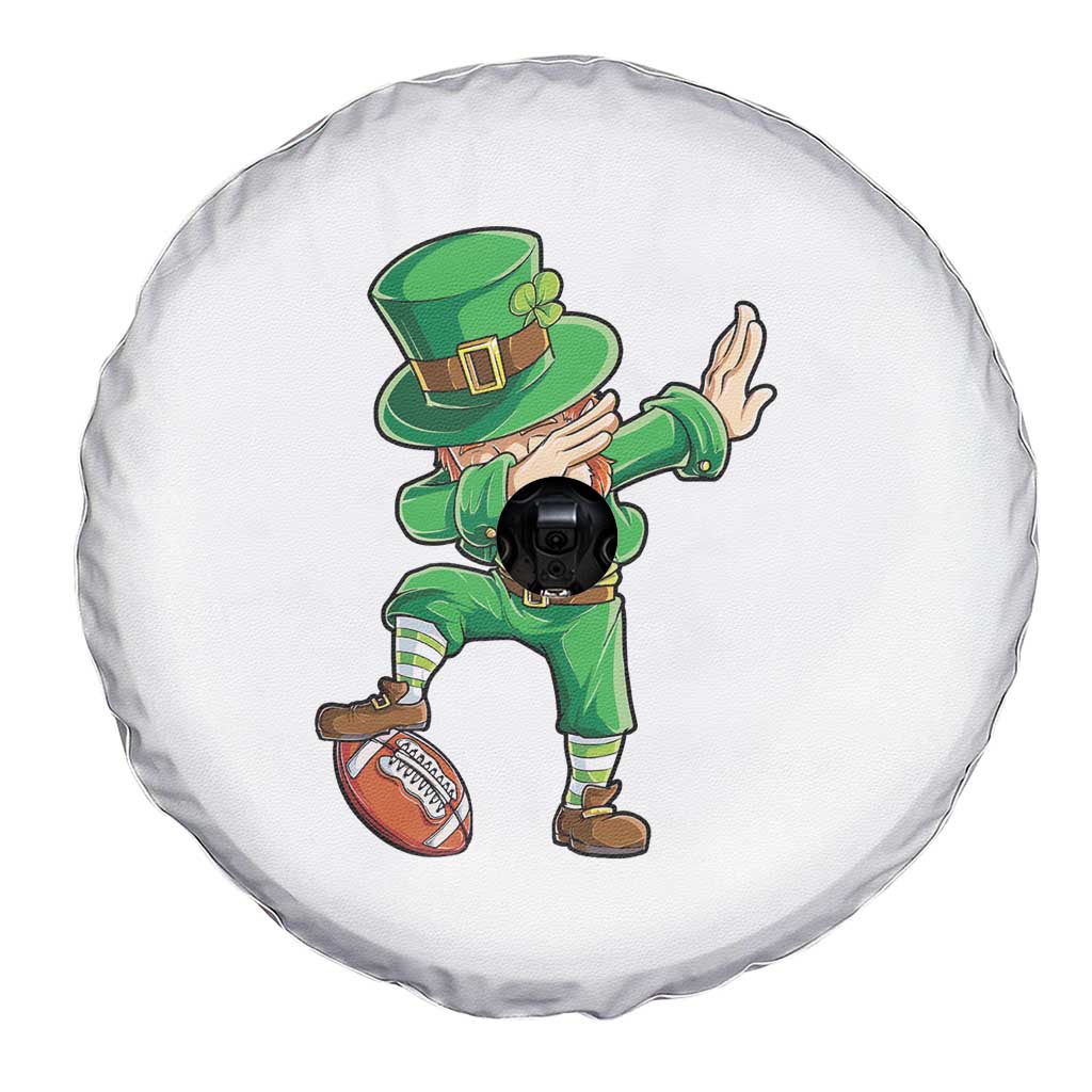 Dabbing Leprechaun Football Spare Tire Cover St Patricks Day Sports Lover TS02 Print Your Wear