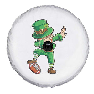 Dabbing Leprechaun Football Spare Tire Cover St Patricks Day Sports Lover TS02 Print Your Wear