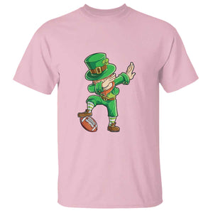Dabbing Leprechaun Football T Shirt St Patricks Day Sports Lover TS02 Light Pink Print Your Wear