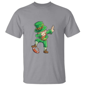Dabbing Leprechaun Football T Shirt St Patricks Day Sports Lover TS02 Sport Gray Print Your Wear