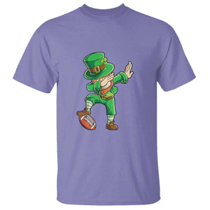 Dabbing Leprechaun Football T Shirt St Patricks Day Sports Lover TS02 Violet Print Your Wear