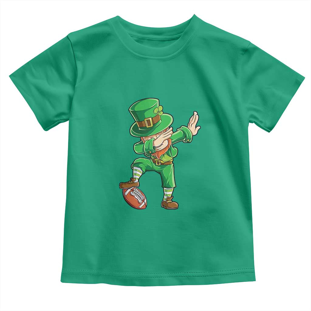 Dabbing Leprechaun Football Toddler T Shirt St Patricks Day Sports Lover TS02 Irish Green Print Your Wear