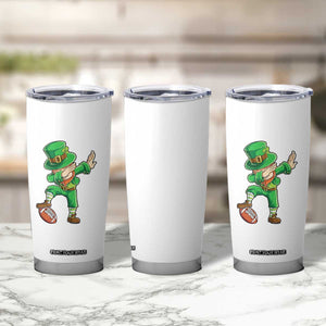 Dabbing Leprechaun Football Tumbler Cup St Patricks Day Sports Lover TS02 Print Your Wear