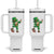 Dabbing Leprechaun Football Tumbler With Handle St Patricks Day Sports Lover TS02 One Size: 40 oz White Print Your Wear