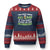 Funny Irish Drinking Ugly Christmas Sweater You Can't Drink All Day If You Don't Start In The Morning St Patricks Day TS02 Navy Red Print Your Wear