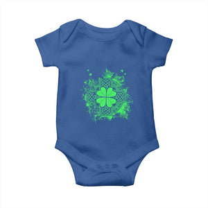 Celtic Knot Irish Shamrock Baby Onesie St Patricks Day TS02 Royal Blue Print Your Wear