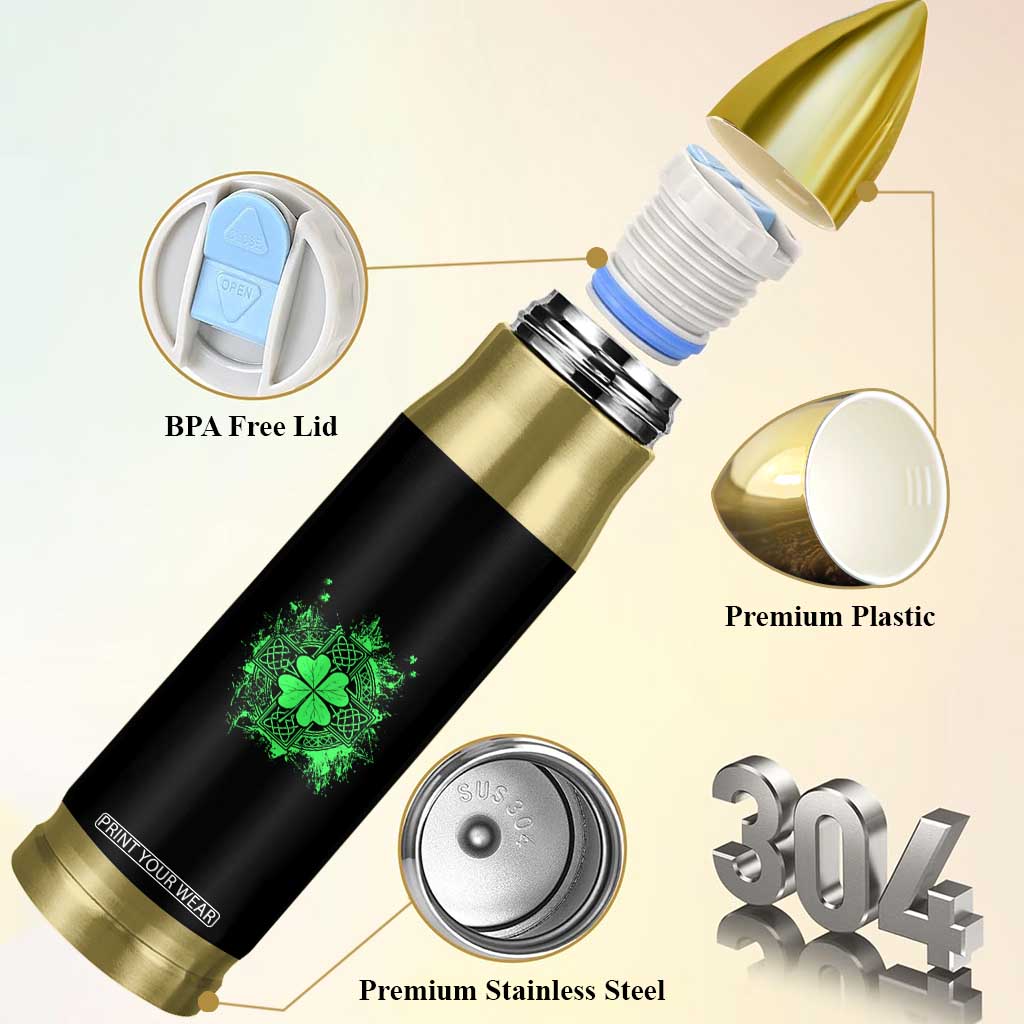 Celtic Knot Irish Shamrock Bullet Tumbler St Patricks Day TS02 Print Your Wear