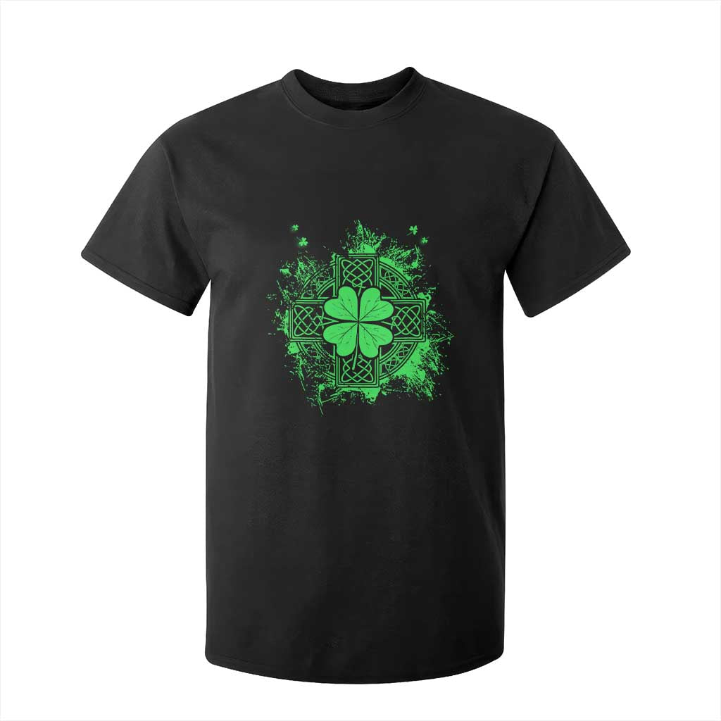 Celtic Knot Irish Shamrock T Shirt For Kid St Patricks Day TS02 Black Print Your Wear