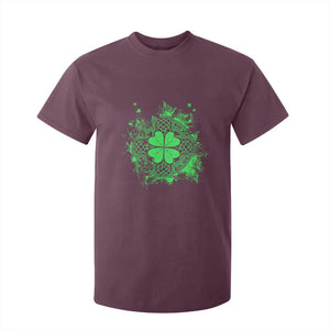 Celtic Knot Irish Shamrock T Shirt For Kid St Patricks Day TS02 Maroon Print Your Wear
