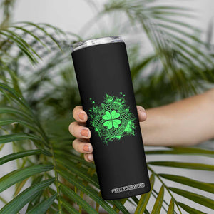 Celtic Knot Irish Shamrock Skinny Tumbler St Patricks Day TS02 Print Your Wear