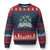 St Patricks Day Book Lover Ugly Christmas Sweater Librarian Core Lucky Shamrocks TS02 Navy Red Print Your Wear